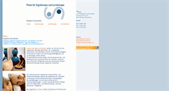 Desktop Screenshot of ergotherapiemuenster.de